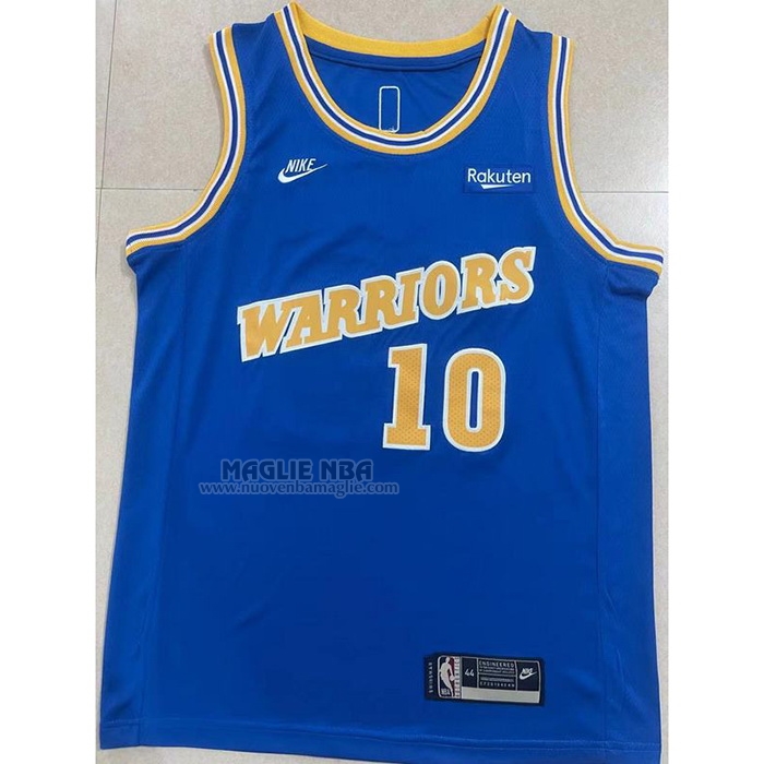 Maglia
 Tim Hardaway NO 10 Golden State Warriors Classic 2022-23 Blu
